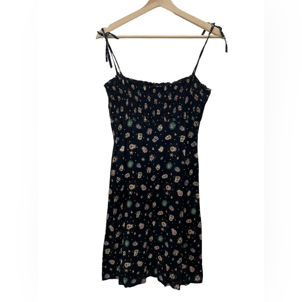 H&M Sugar Skull Cinco De Mayo Spanish Midi Dress Size Small